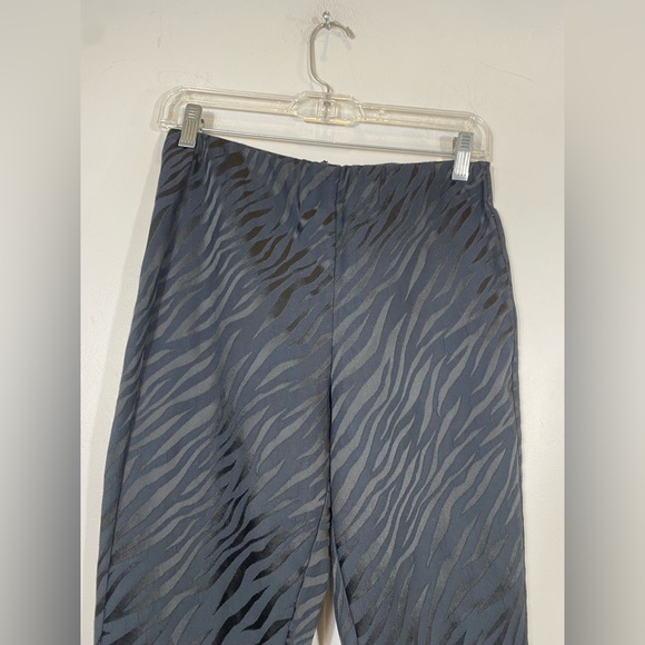 Rag and Bone Simone Black Jacquared Zebra Print Skinny Legging Pants Size 6 - Picture 5 of 6